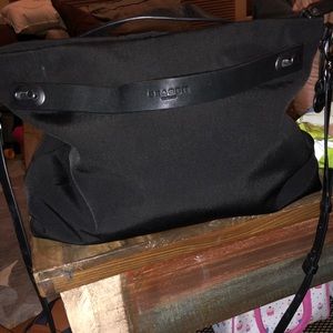 Skagen small black shoulder bag with handles!